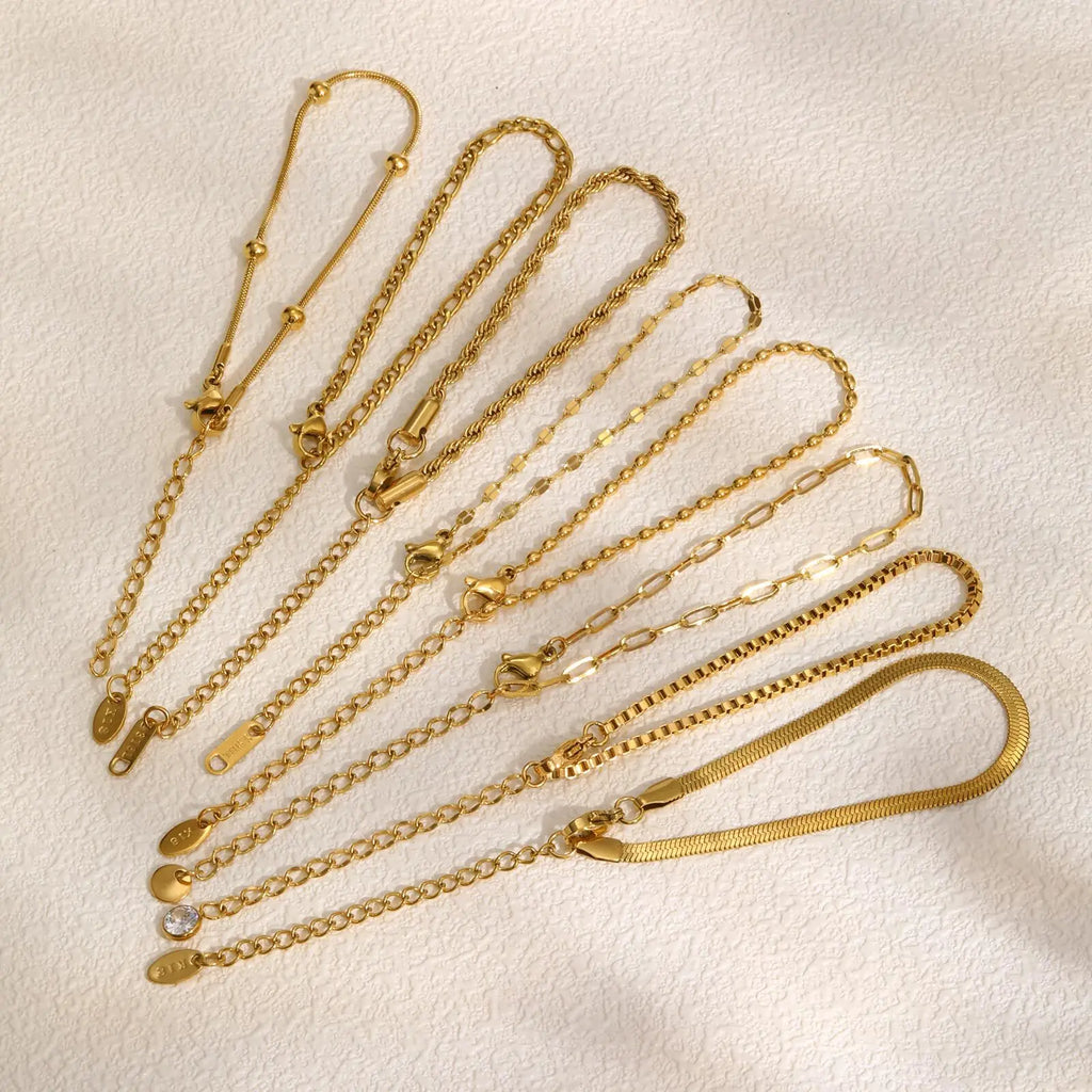 Stainless Steel Herringbone Bracelet for Women
