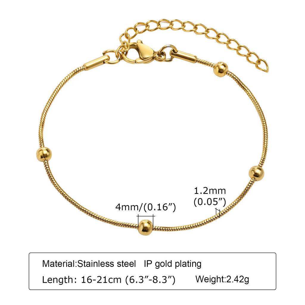 Stainless Steel Herringbone Bracelet for Women